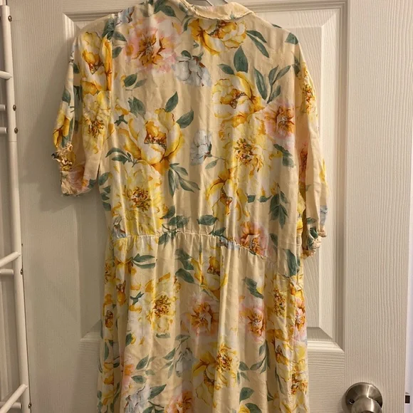 Wrap High Low Riffle Dress - Picture 6 of 6